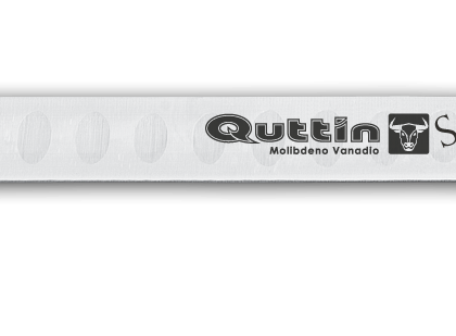 Round Ham knife w/ alveoli 28cm